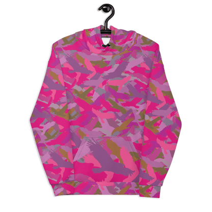 The Bald Eagle Camo HOODIE in Pinks and Purples - Alfano Dry Goods