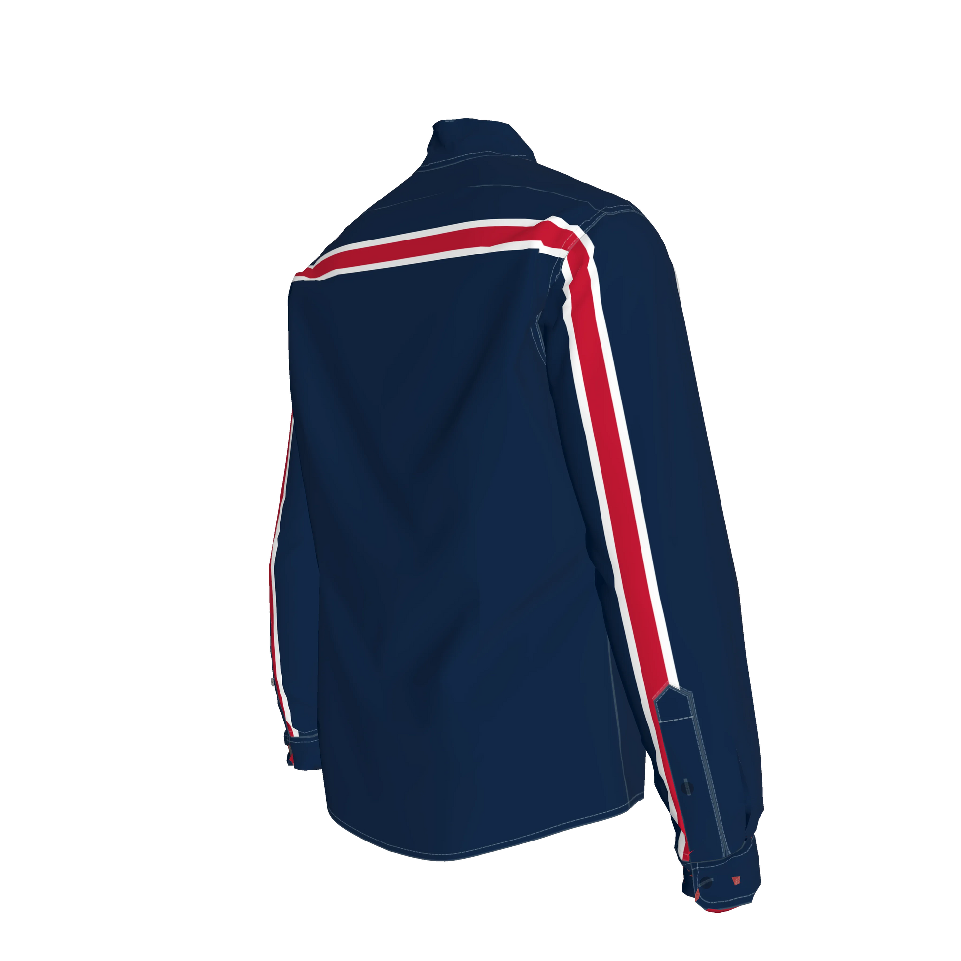Navy White Red MotoStripe™ Slim Fit Men's
