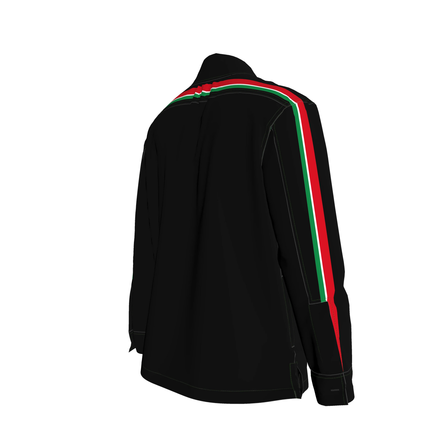 Italy MotoStripe™ Denim Shirt Jacket 🇮🇹⚫✨