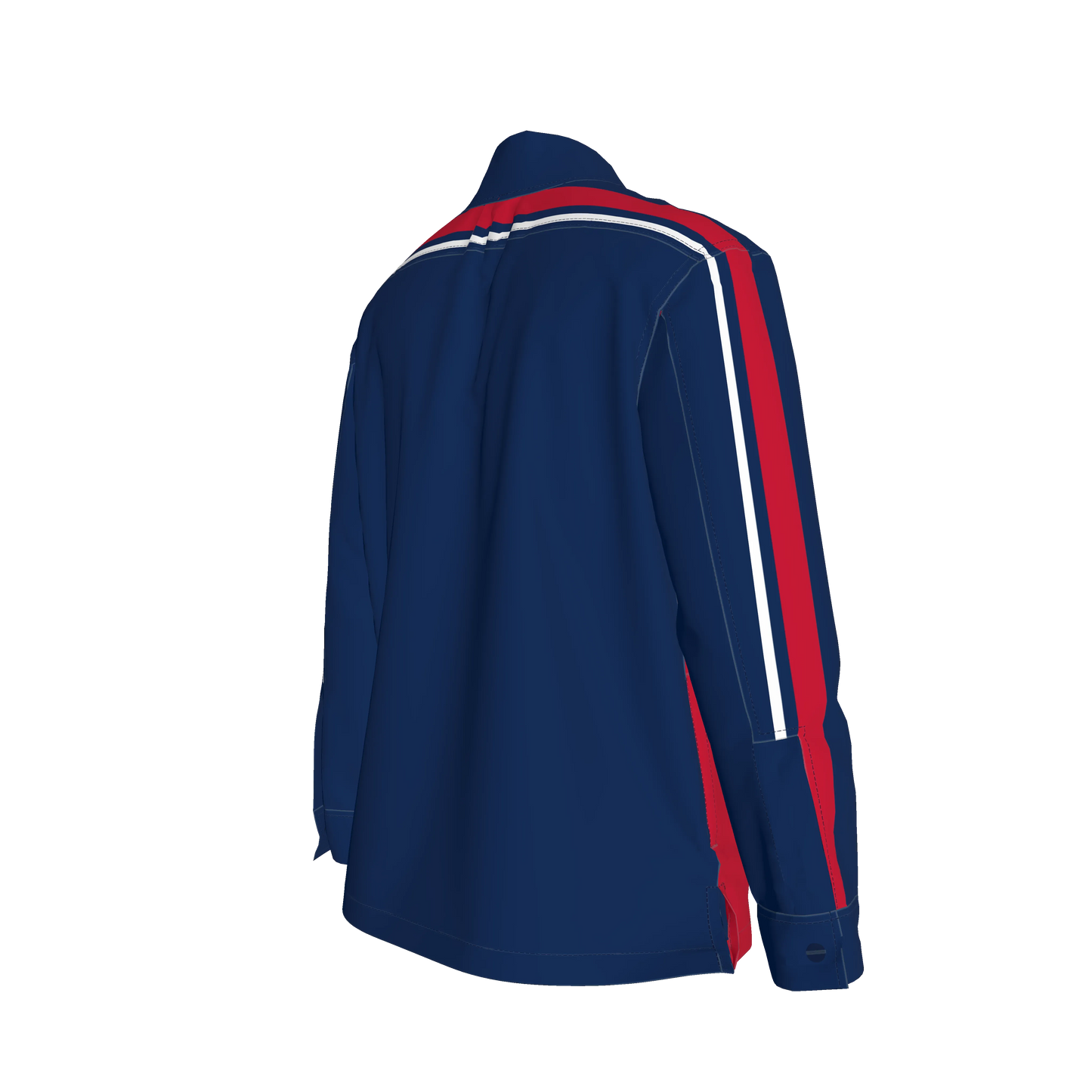 Red, White & Blue MotoStripe™ Shirt Jacket 🟥⚪🟦🎉🏎️🏁
