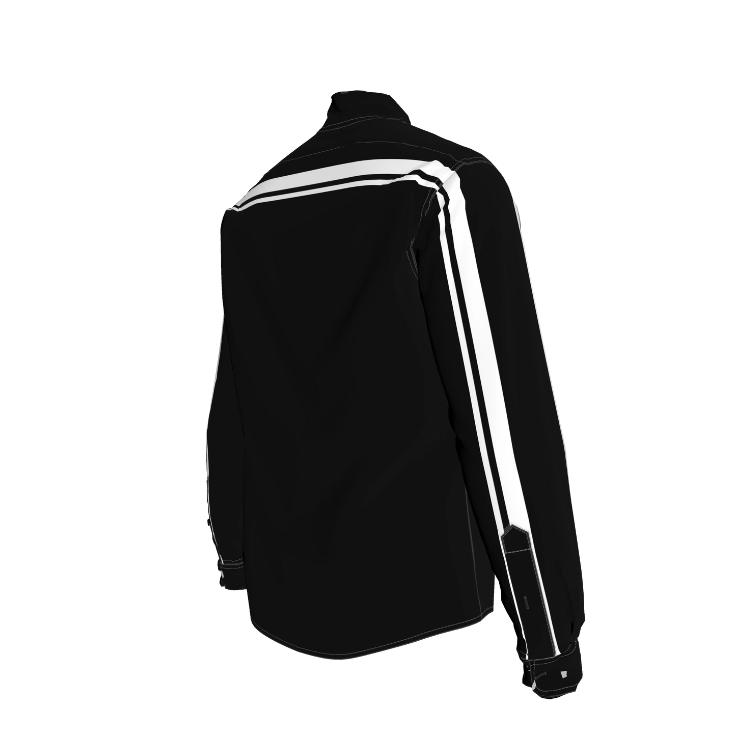 Black MotoStripe™ Slim Fit Men's Shirt