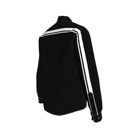 Black MotoStripe™ Slim Fit Men's Shirt