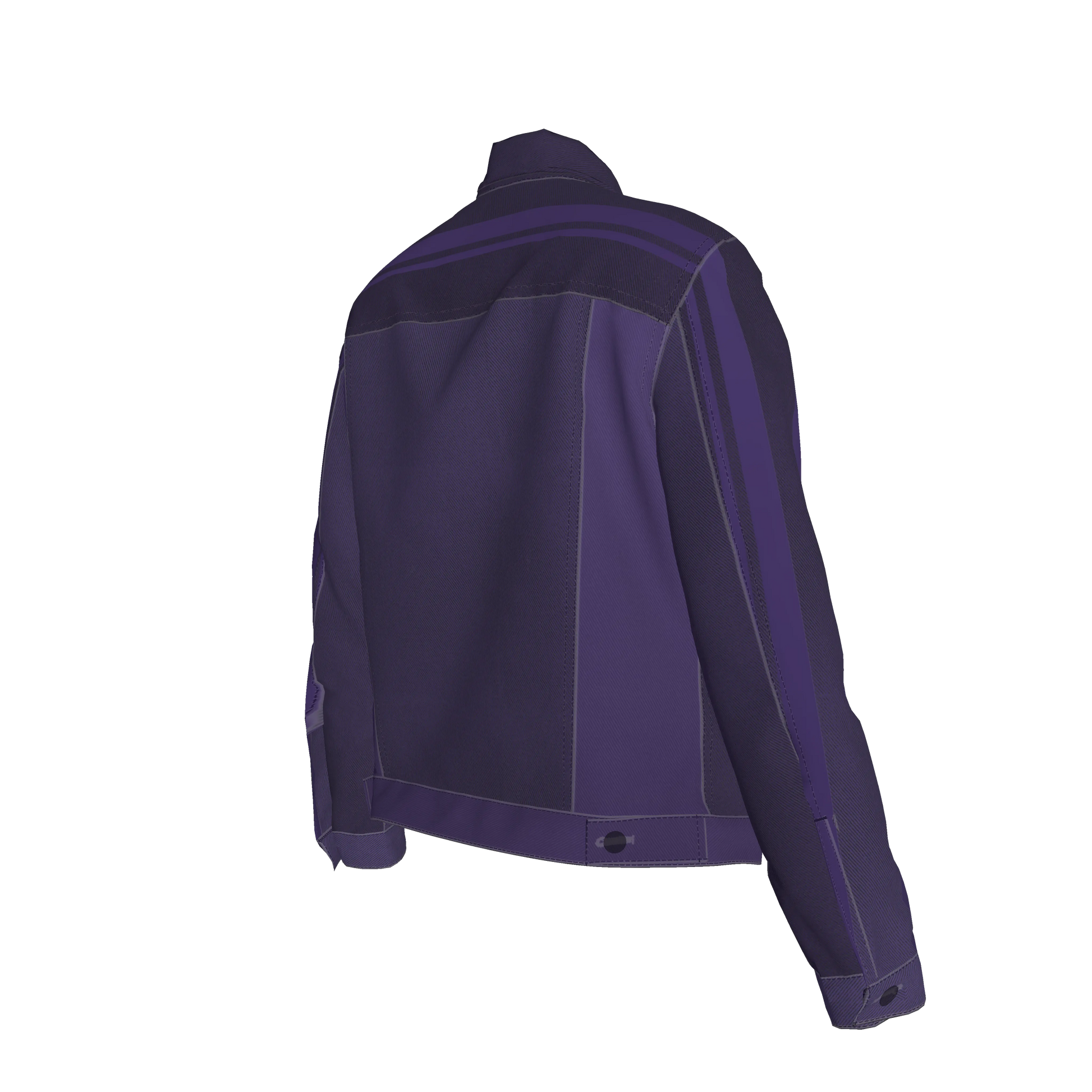 Deep Purple MotoStripe™ Jean Jacket