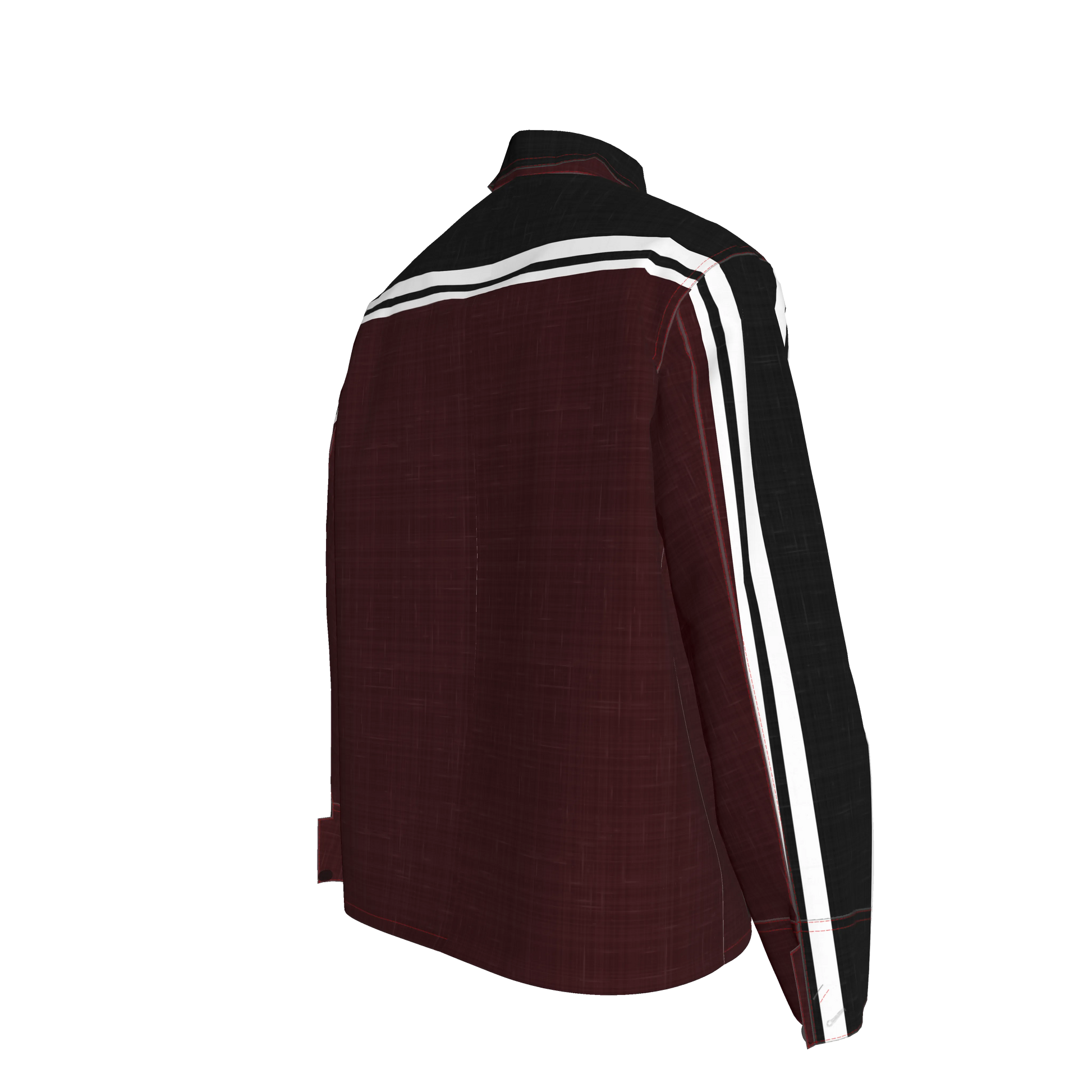 Dark Crimson MotoStripe™ Chore Coat