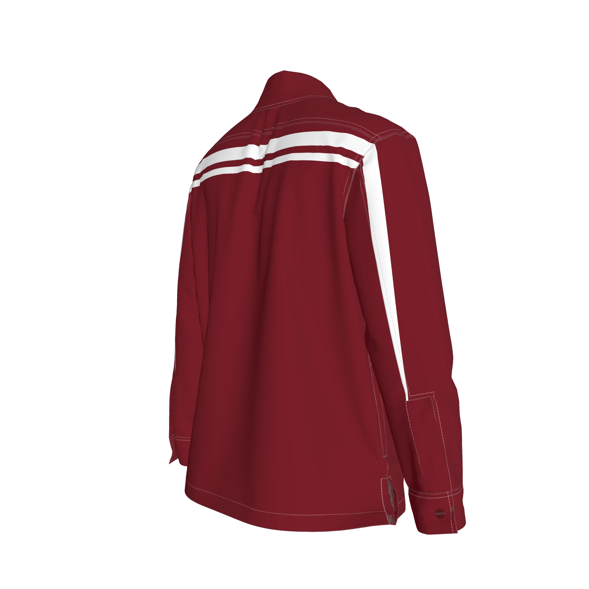 Crimson MotoStripe™ Snap shirt