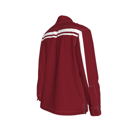 Crimson MotoStripe™ Snap shirt