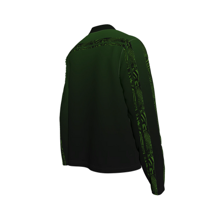 Green Zebra MotoStripe™ Terry Cardigan