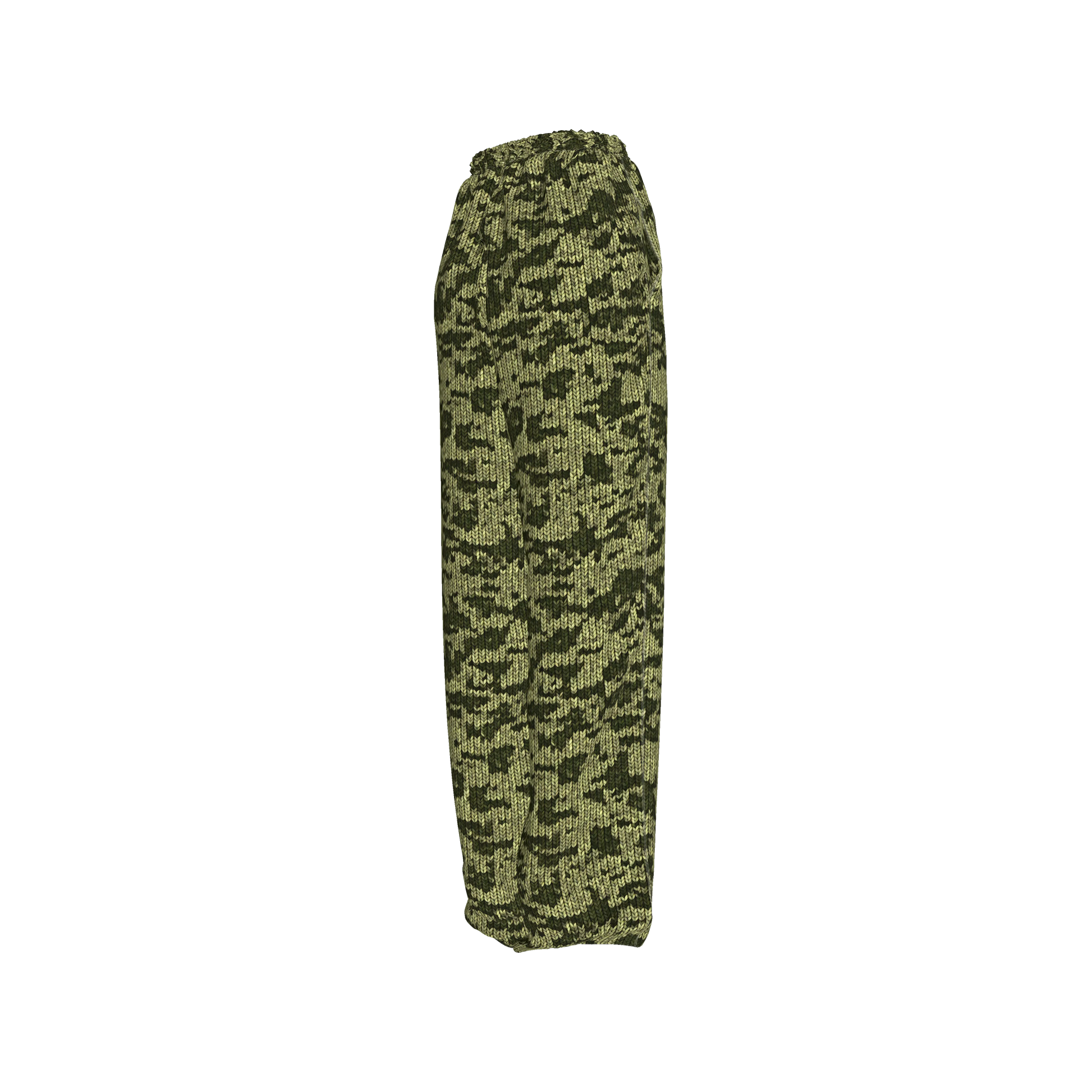 Green Forest Faux Knit 🌲🧶 Drawstring Pants