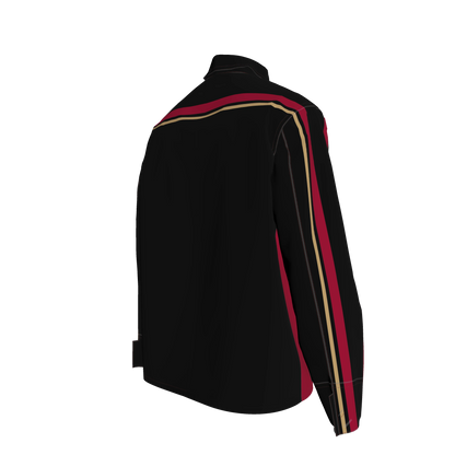 Maroon, Black and Gold MotoStripe™ Chore Coat