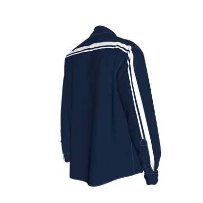 Navy black dot MotoStripe™ Oversize Men's