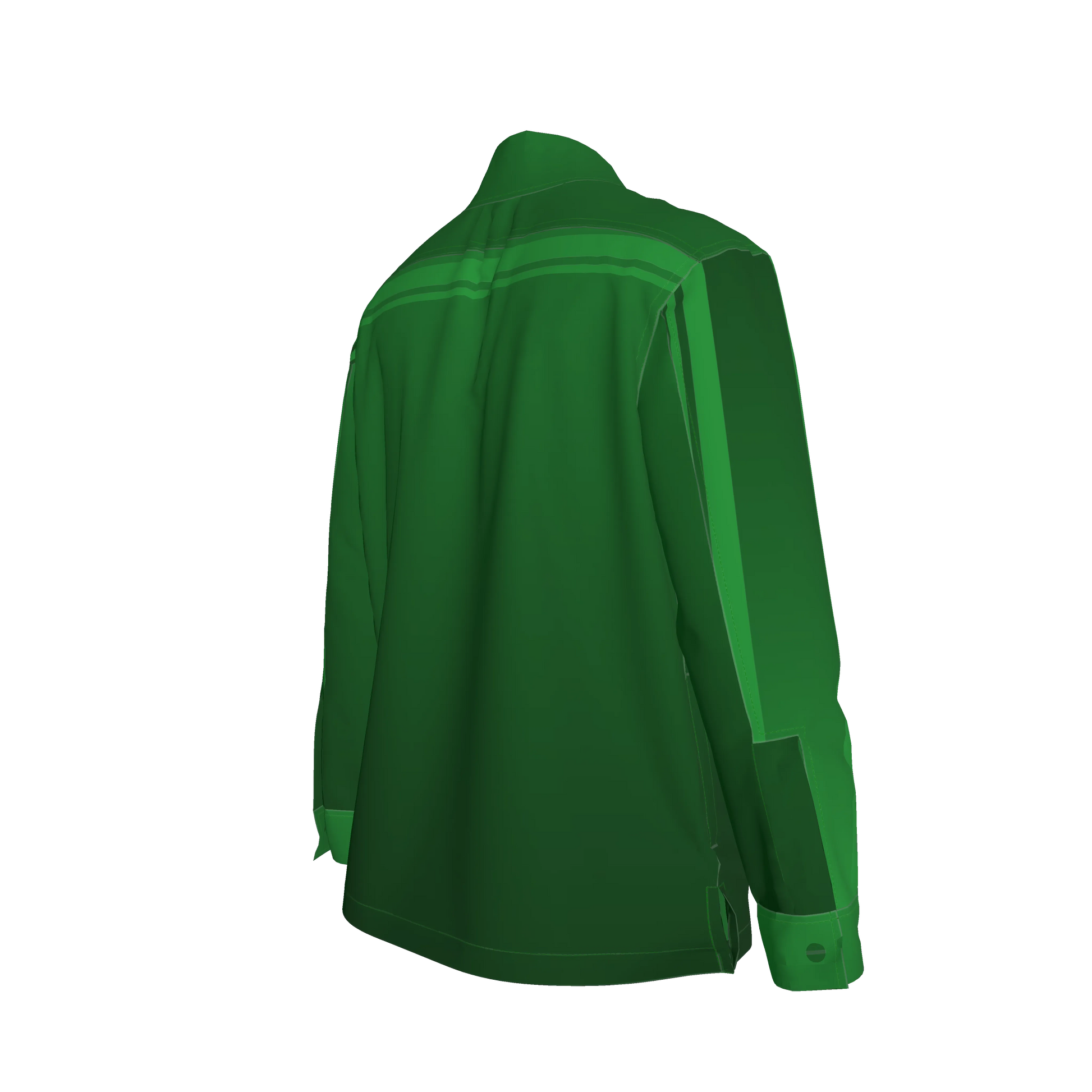 Forest Gradient MotoStripe™ Shirt Jacket 🌲🟩⚡