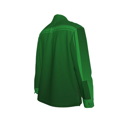 Forest Gradient MotoStripe™ Shirt Jacket 🌲🟩⚡