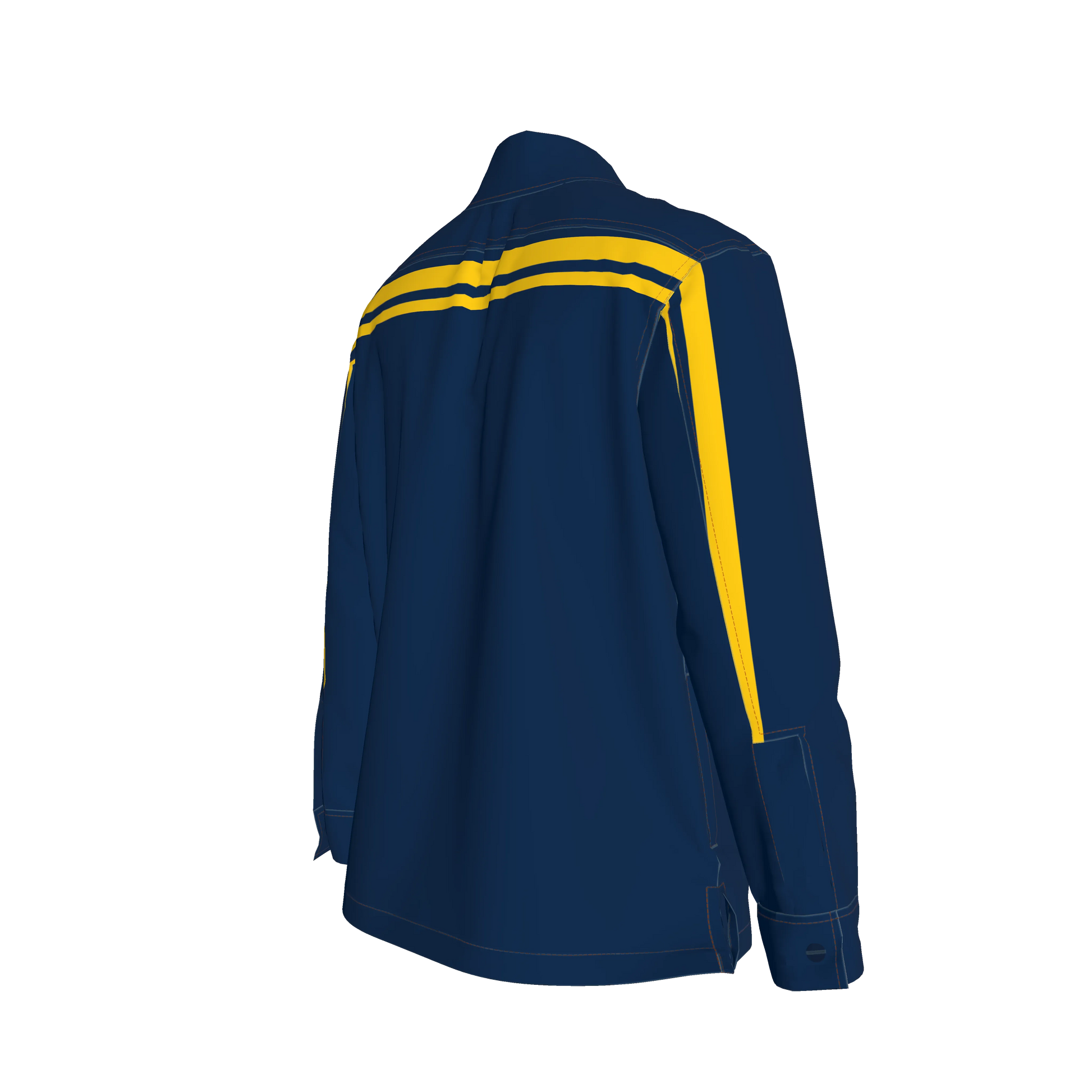 Blue & Maize MotoStripe™ Shirt Jacket