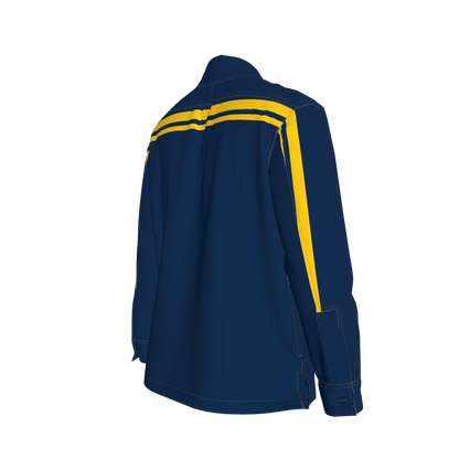 Blue & Maize MotoStripe™ Shirt Jacket