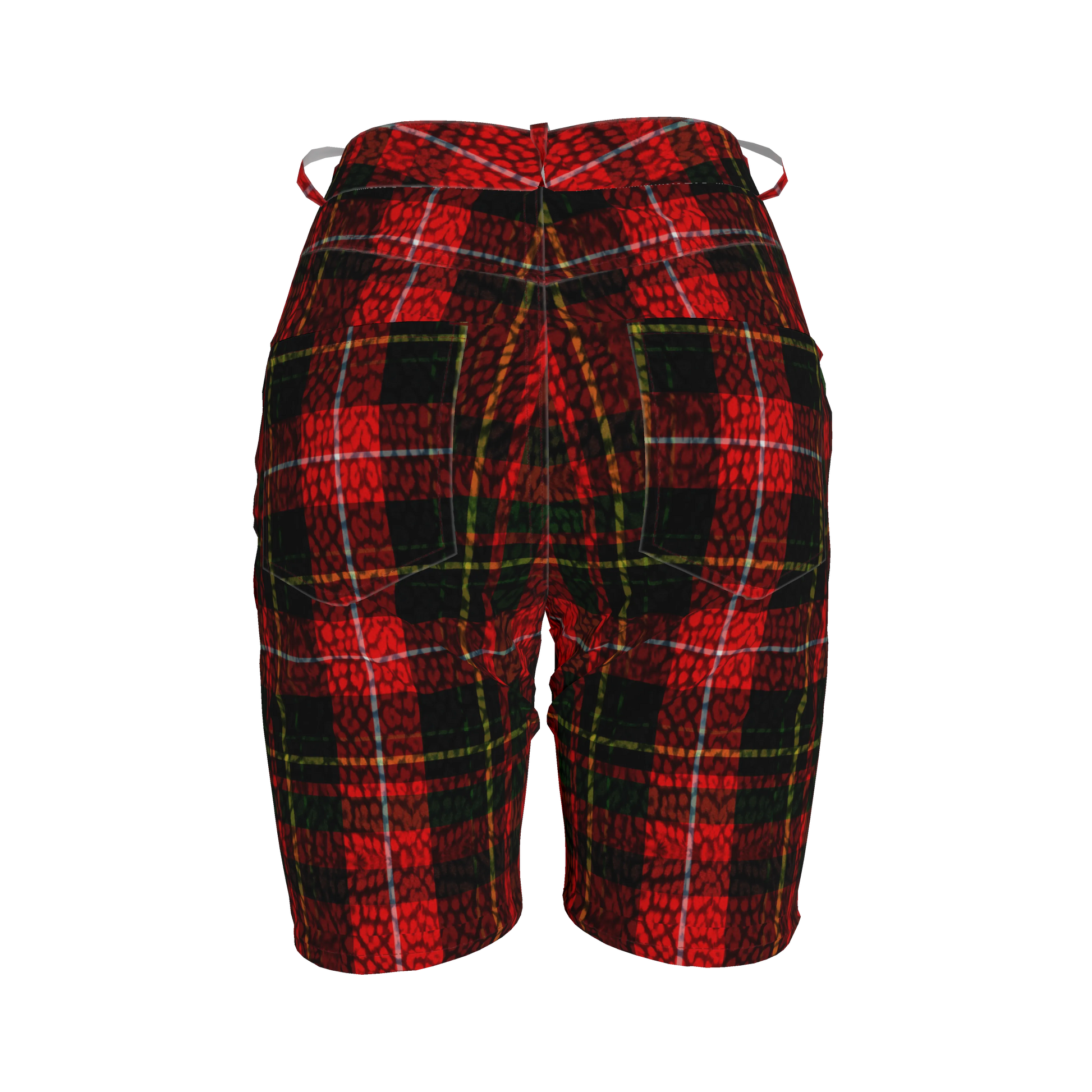 Leopard Tartan MotoStripe™ Women's Shorts