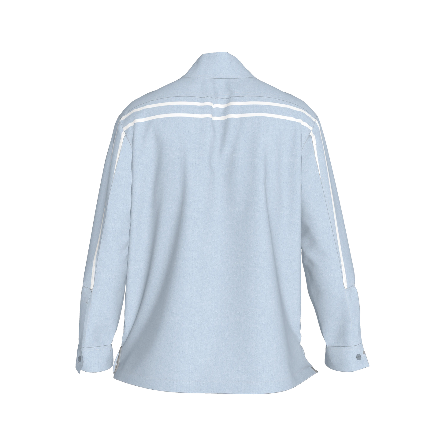 Wash Denim MotoStripe™ Snap Shirt