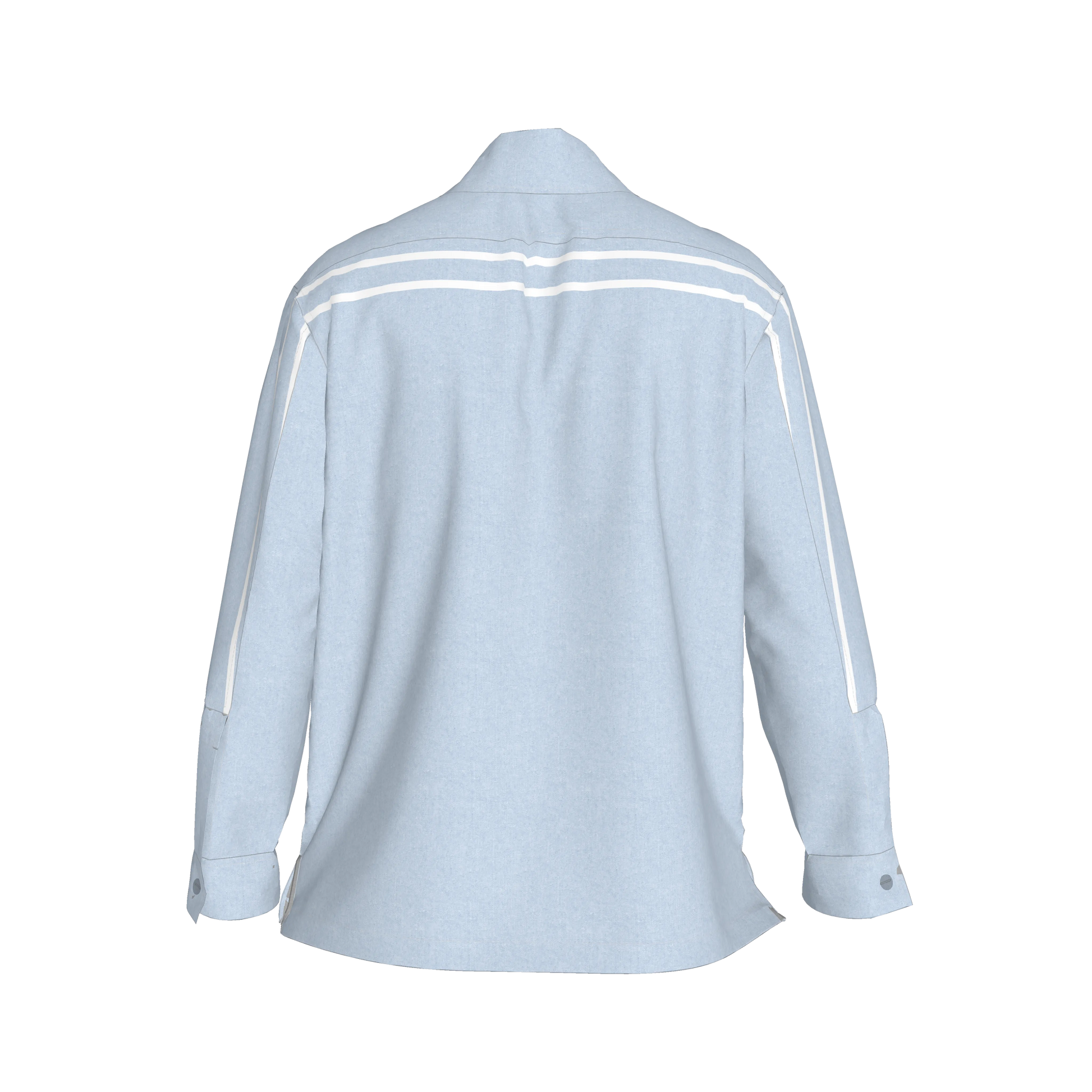 Wash Denim MotoStripe™ Snap Shirt