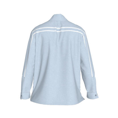 Wash Denim MotoStripe™ Snap Shirt