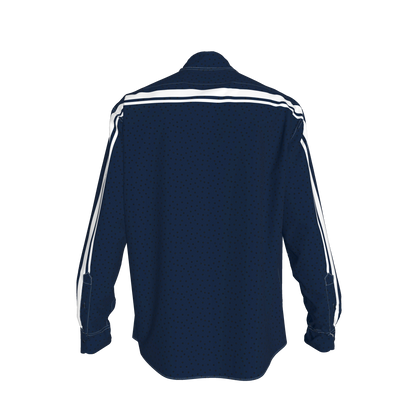 Navy black dot MotoStripe™ Oversize Men's