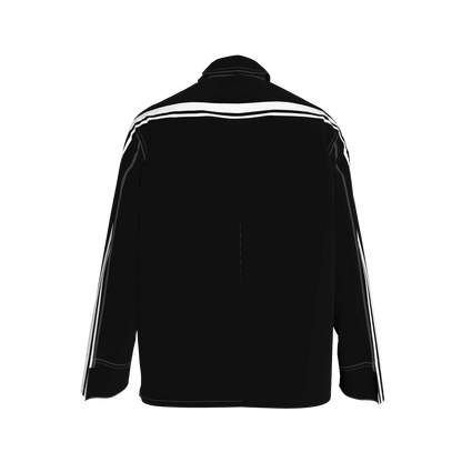 Black & White MotoStripe™ Chore Coat V2