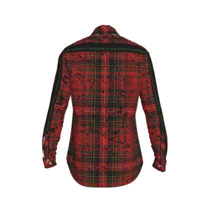 Splat Tartan Green MotoStripe™ Shirt
