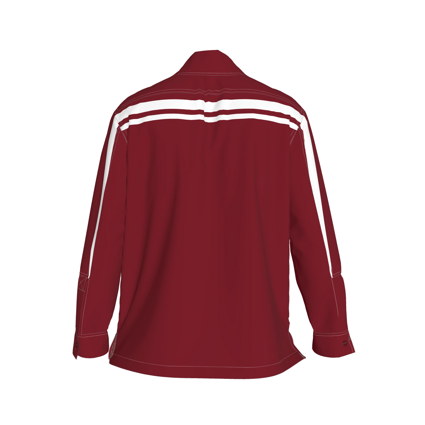 Crimson MotoStripe™ Snap shirt