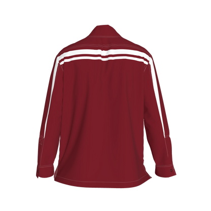 Crimson MotoStripe™ Snap shirt