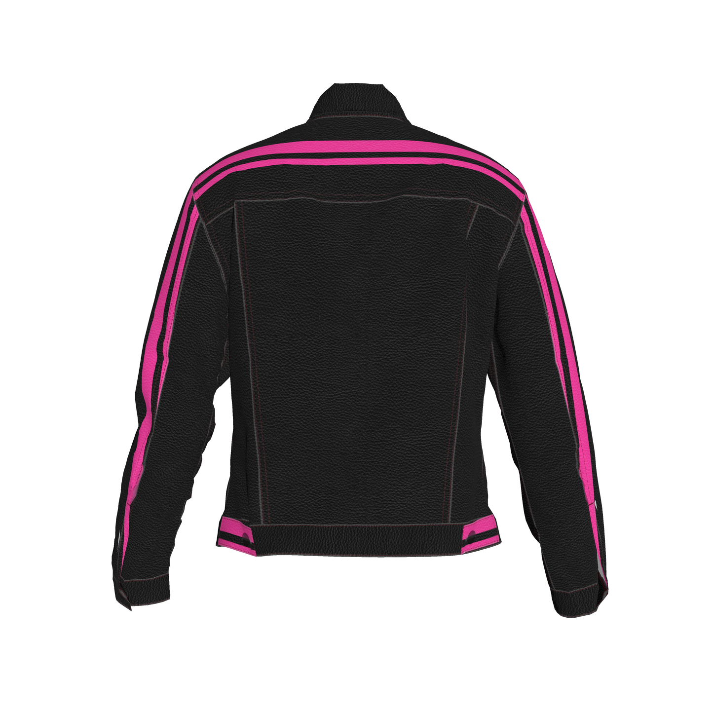 Pink MotoStripe™ Jean Jacket 🖤💖🏁
