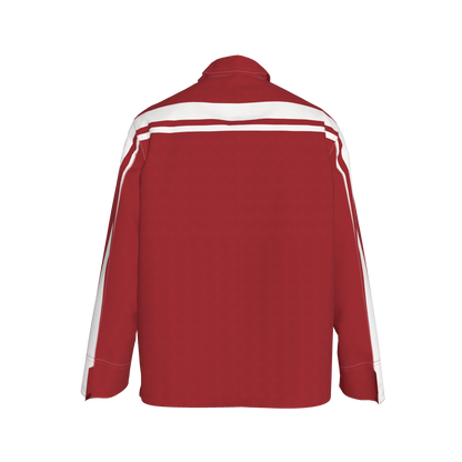 🟥⬜ Red Wide MotoStripe™ Coat