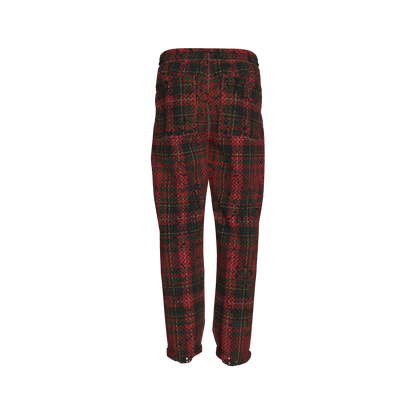 Tartan Race Green MotoStripe™ Pegged Trousers Copy