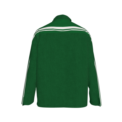 The Vintage Green MotoStripe™ Chore Coat 🌿🤍