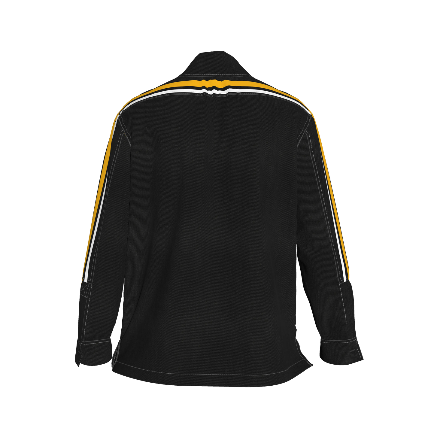 Black & Yellow MotoStripe™ Shirt Jacket