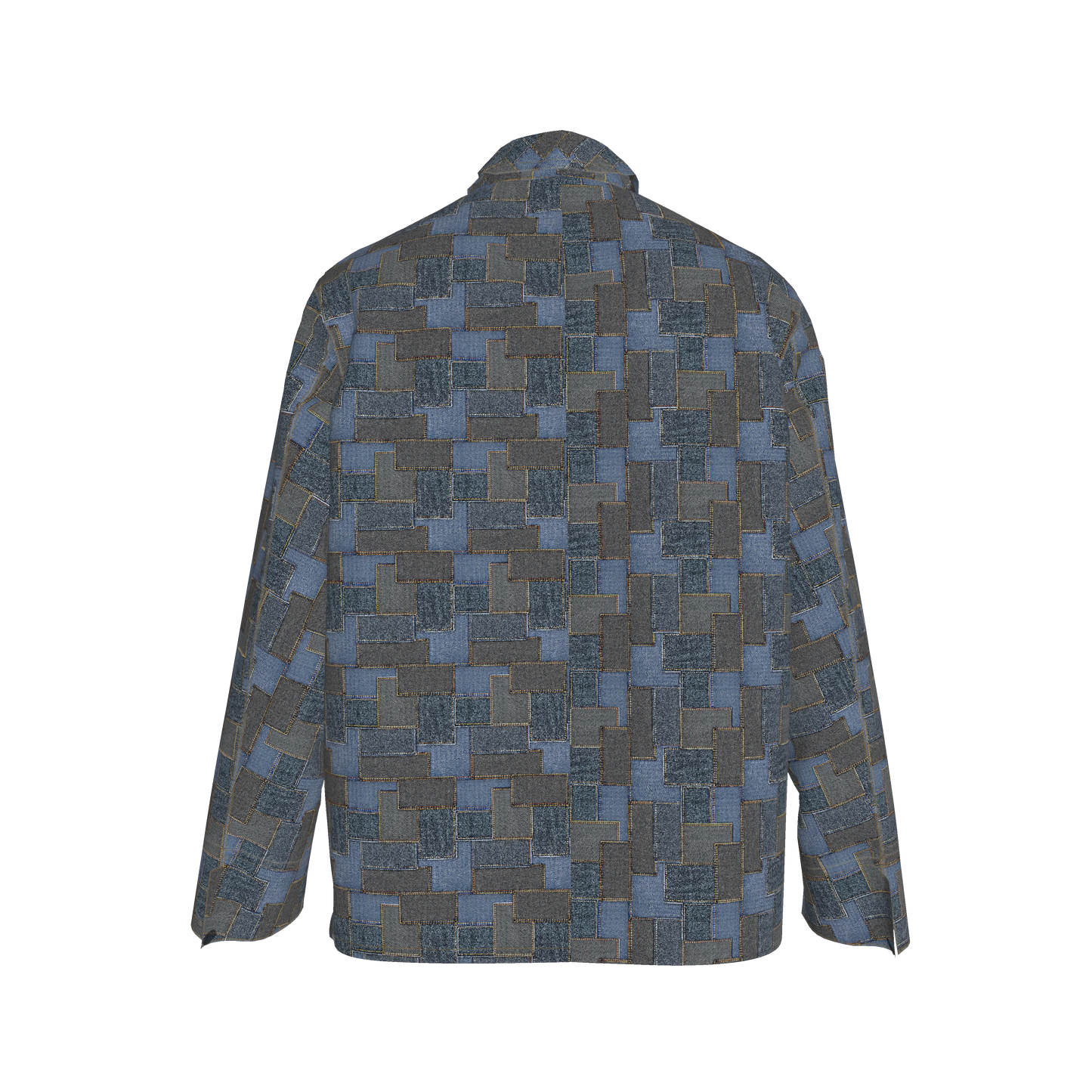Denim👖🧵Patchwork Chore Coat