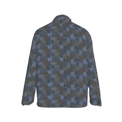 Denim👖🧵Patchwork Chore Coat
