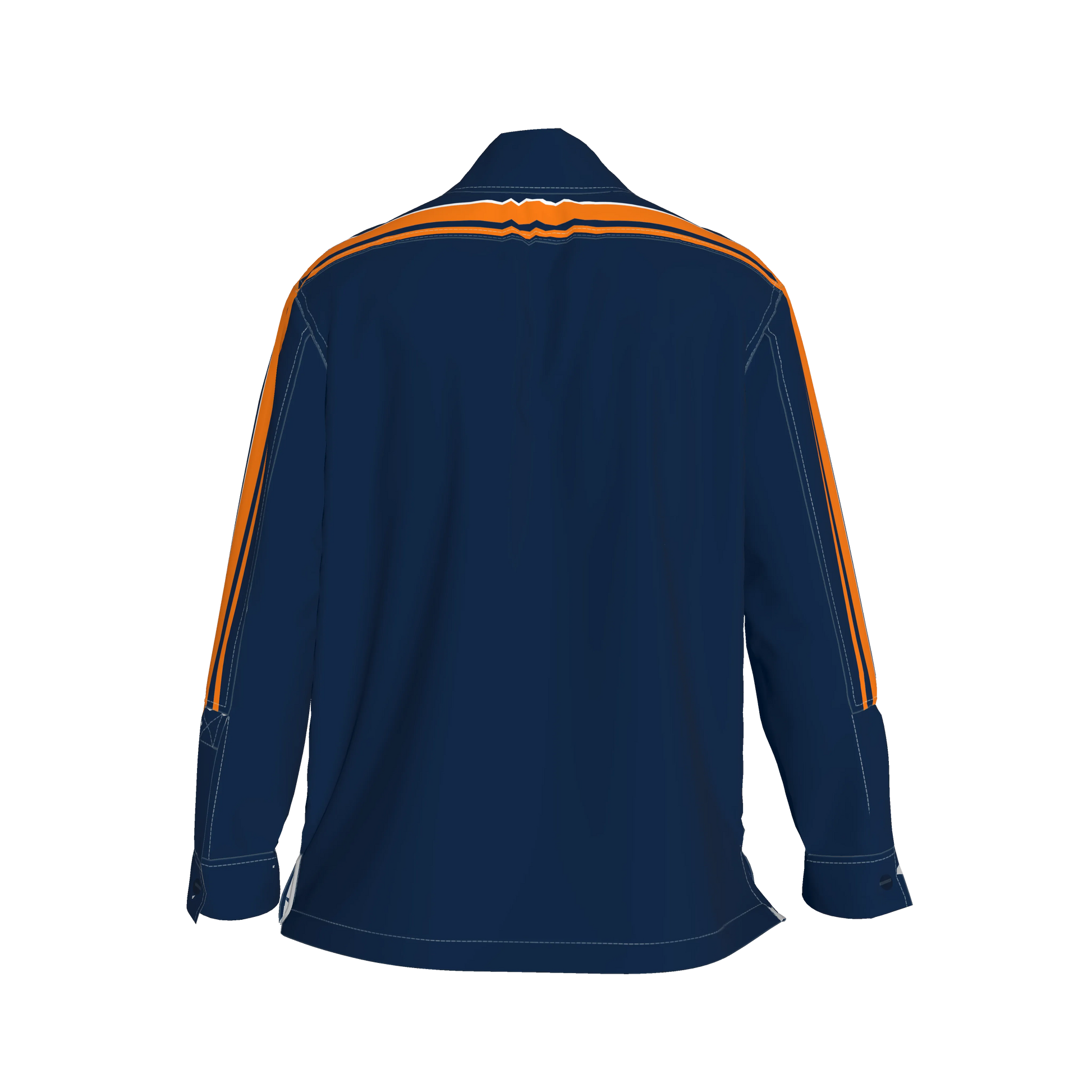 Navy & Orange MotoStripe™ Shirt Jacket Copy