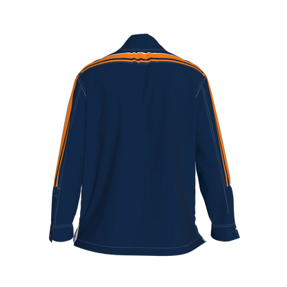 Navy & Orange MotoStripe™ Shirt Jacket Copy
