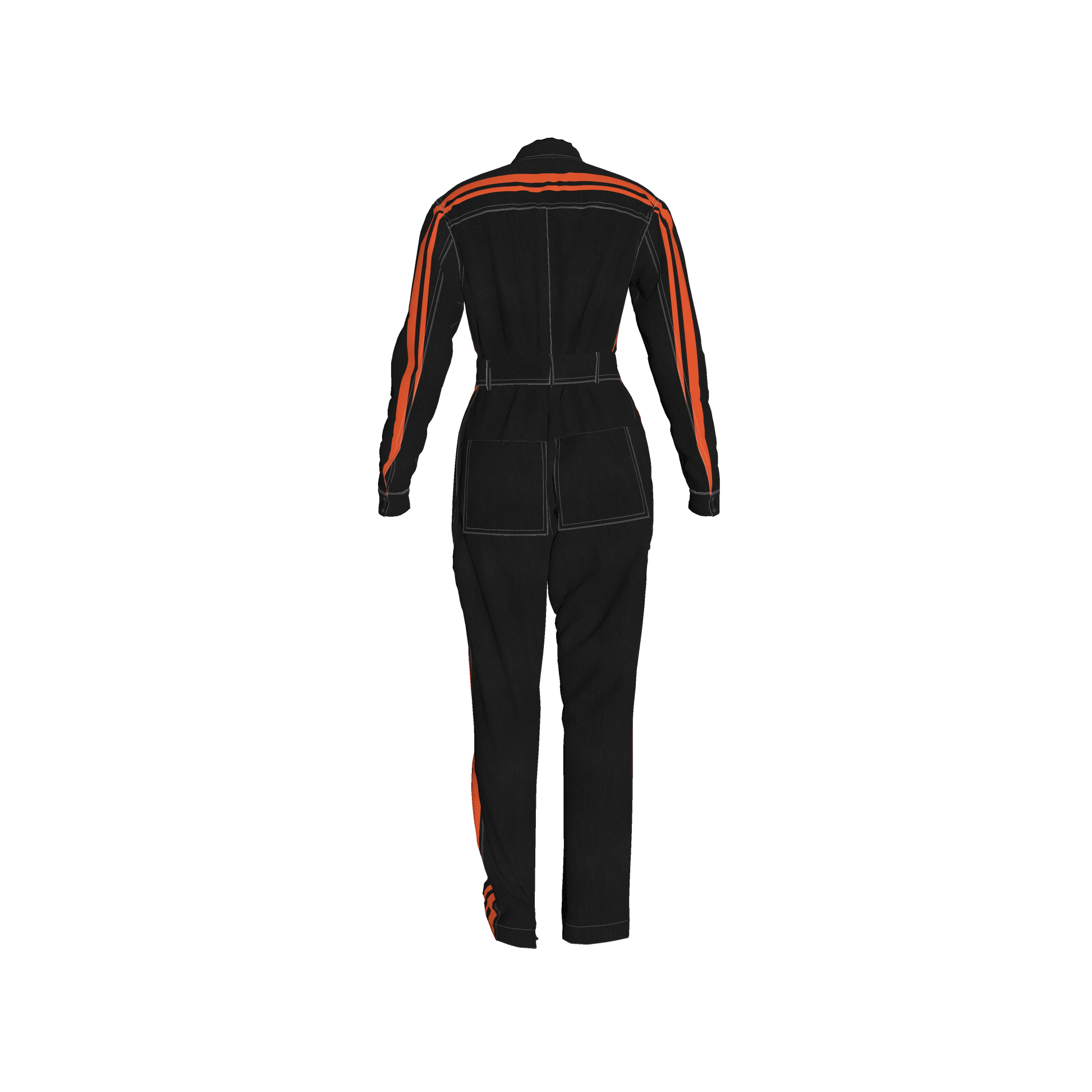 Orange MotoStripe™ Jumpsuit