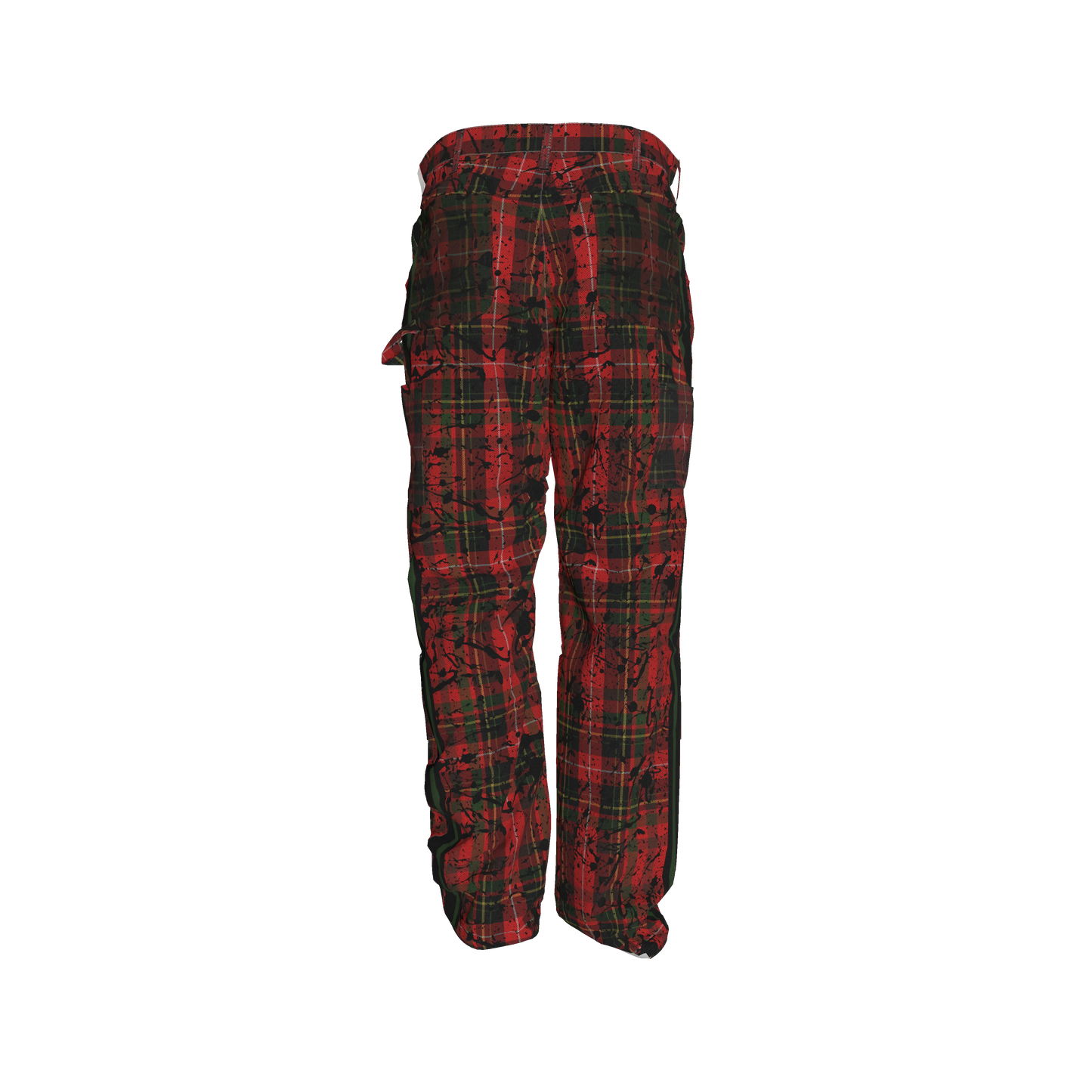 Punk Tartan MotoStripe™ Carpenter pants