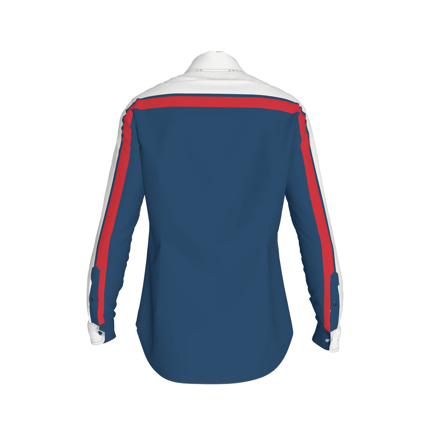 Red, White & Blue MotoStripe™ Button-Down Shirt
