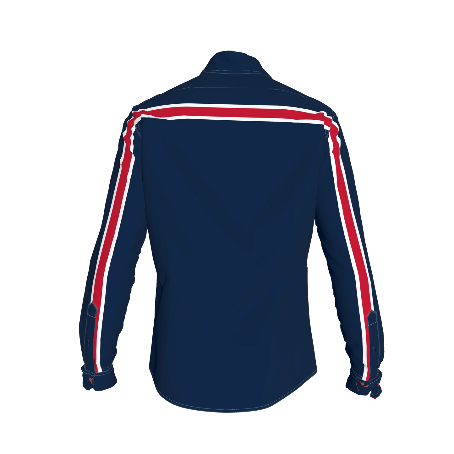 Navy White Red MotoStripe™ Slim Fit Men's