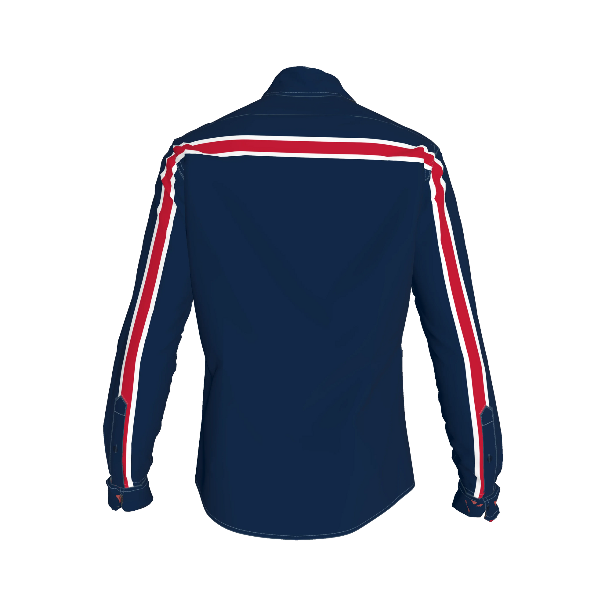 Navy White Red MotoStripe™ Slim Fit Men's