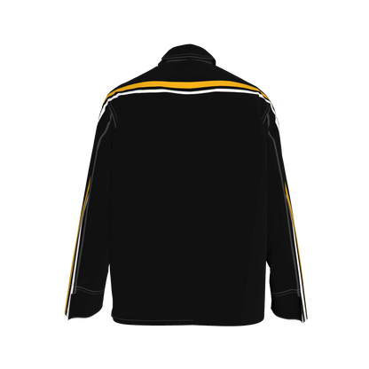 Black & Yellow MotoStripe™ Chore Coat