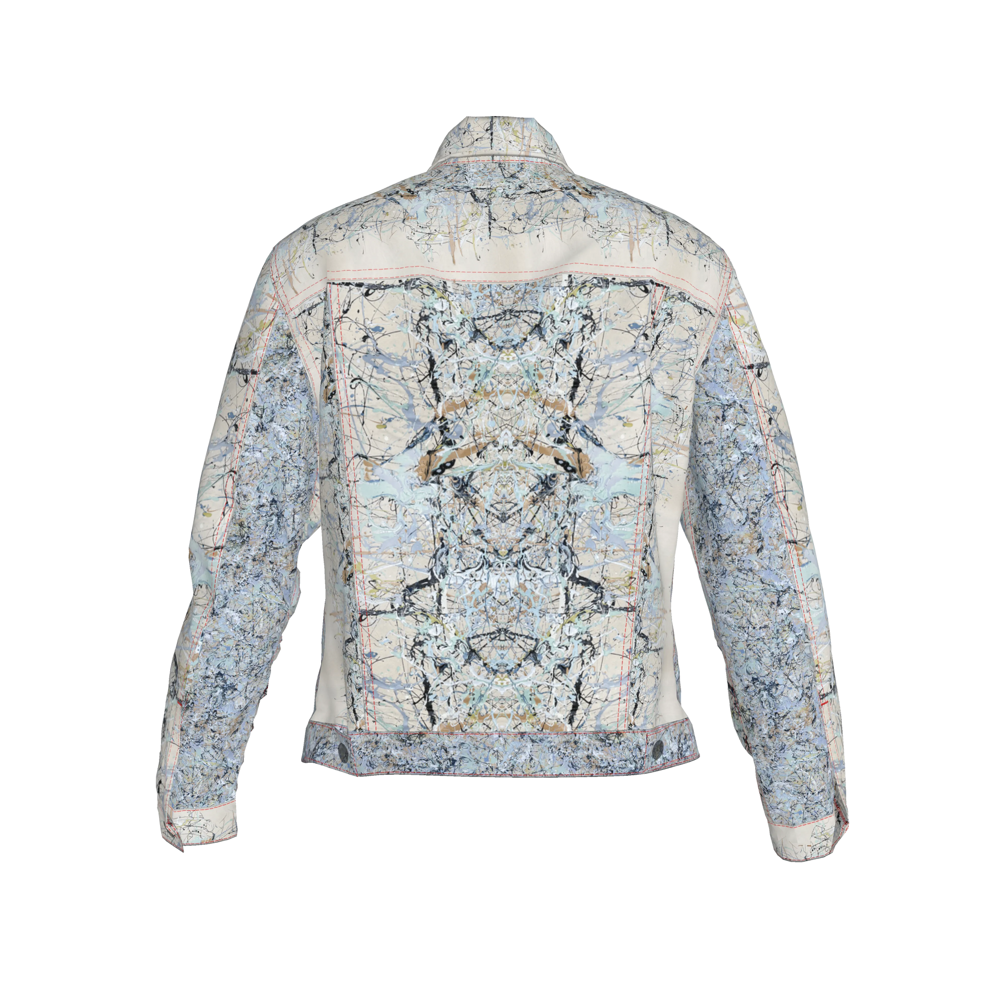 💙 Splatter Canvas Jean Jacket
