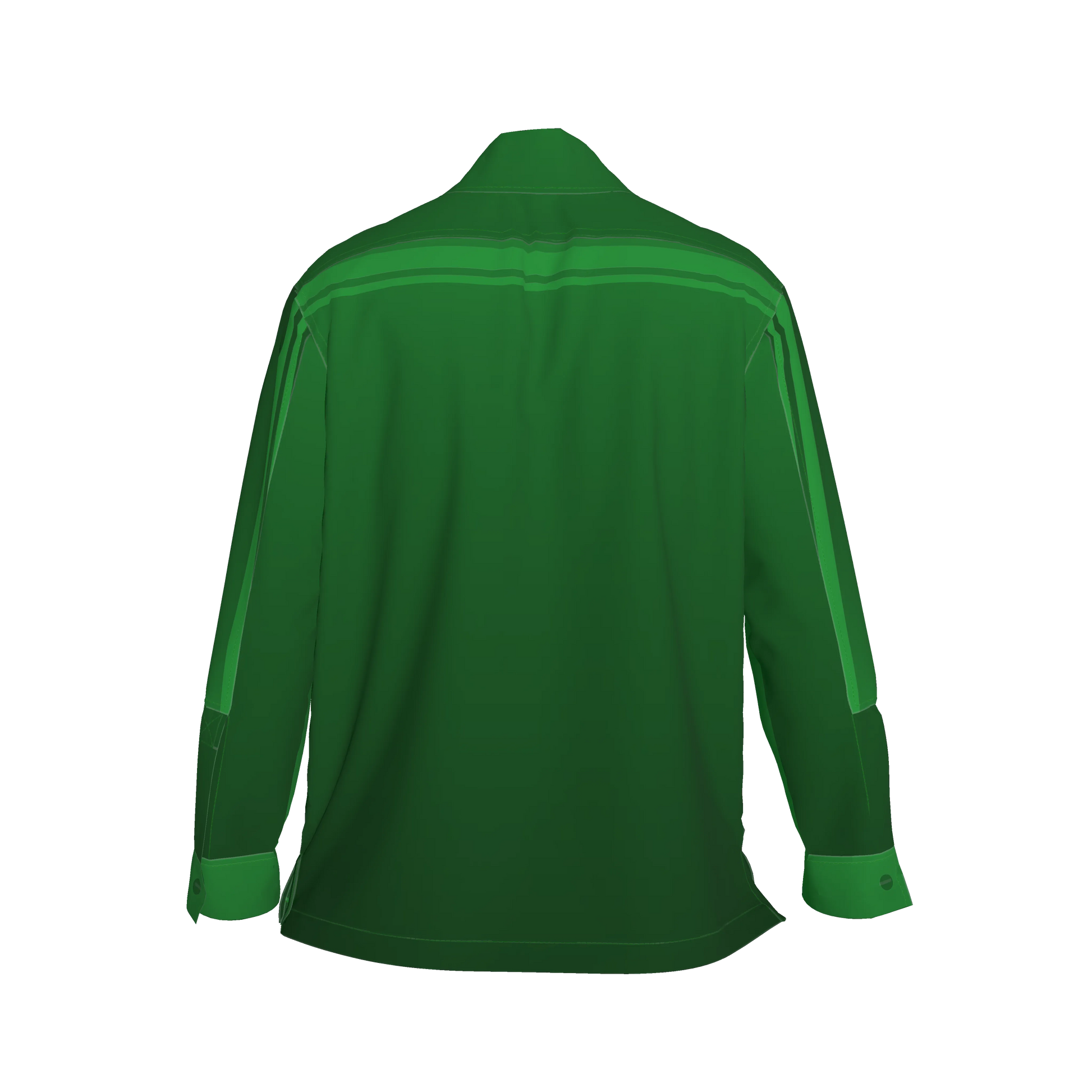 Forest Gradient MotoStripe™ Shirt Jacket 🌲🟩⚡