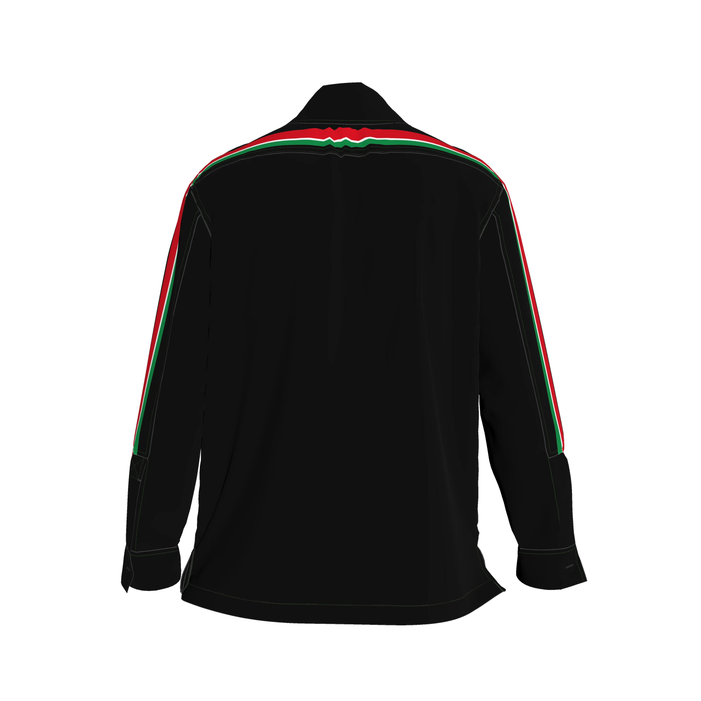 Italy MotoStripe™ Denim Shirt Jacket 🇮🇹⚫✨