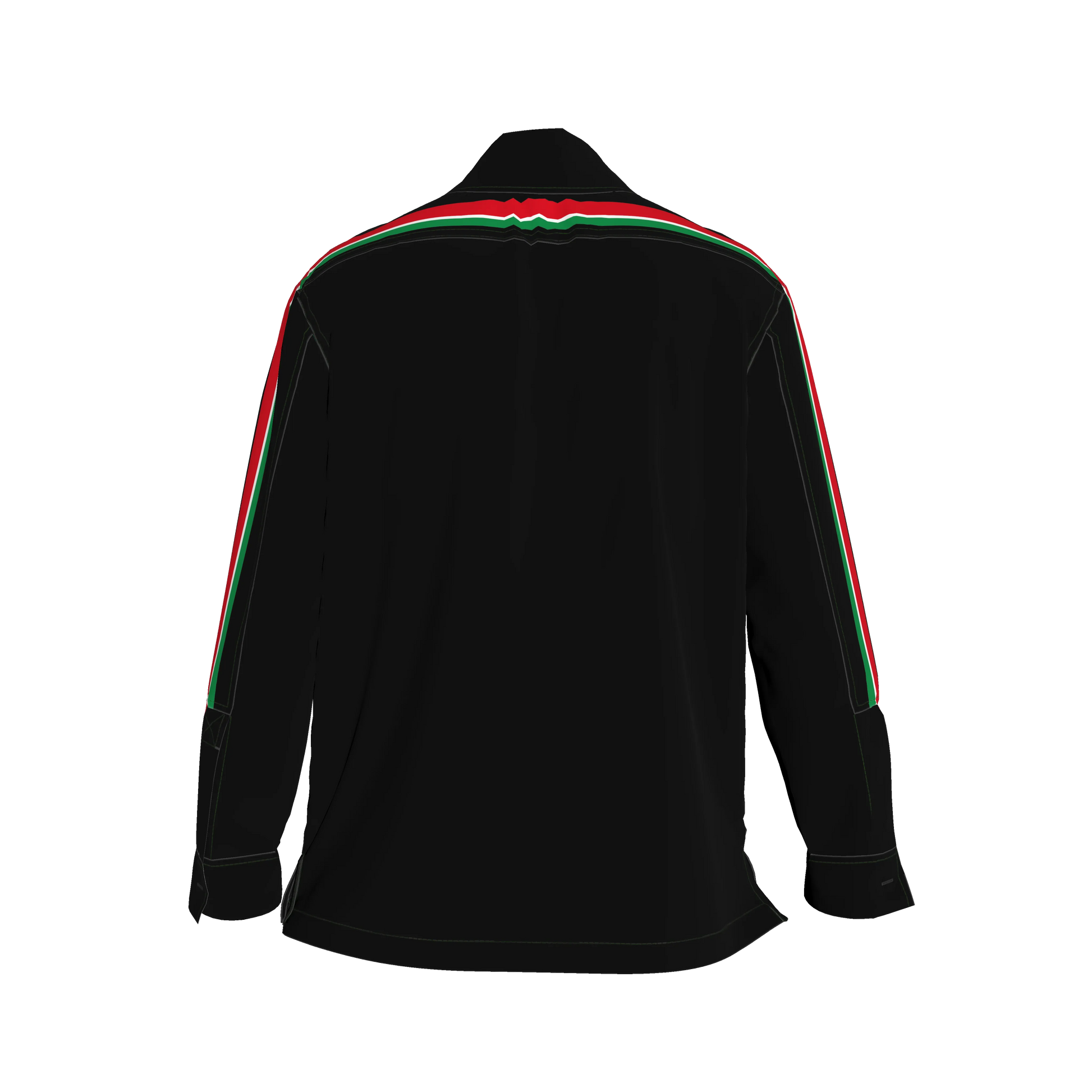 Italy MotoStripe™ Denim Shirt Jacket 🇮🇹⚫✨