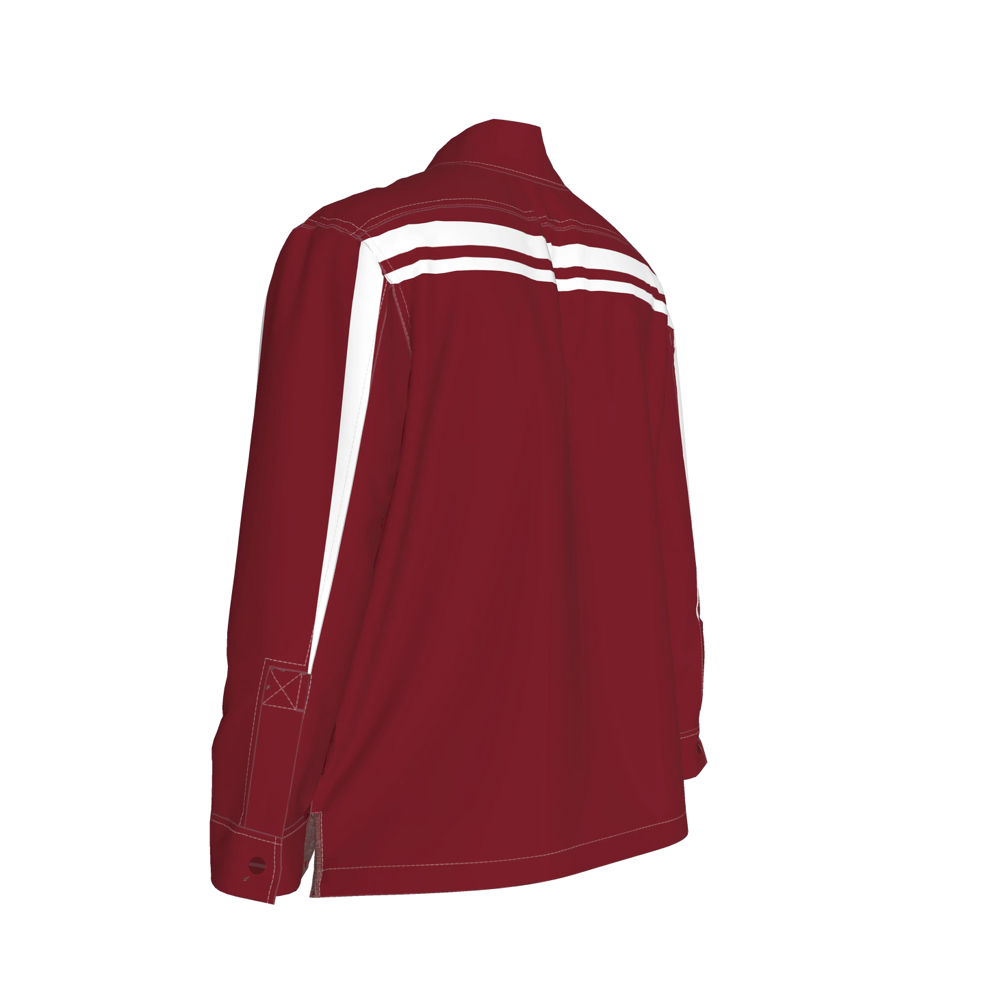 Crimson MotoStripe™ Snap shirt