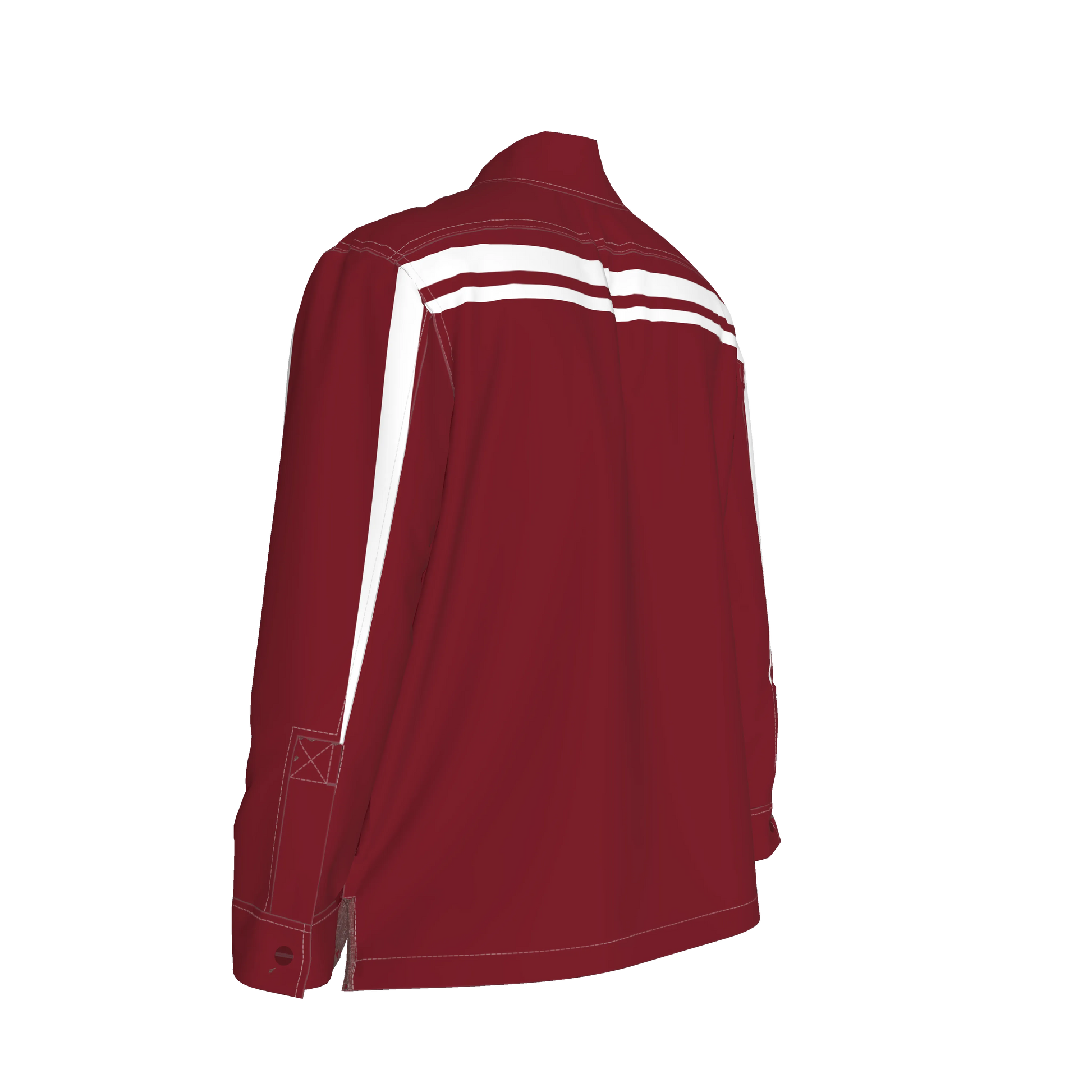 Crimson MotoStripe™ Snap shirt