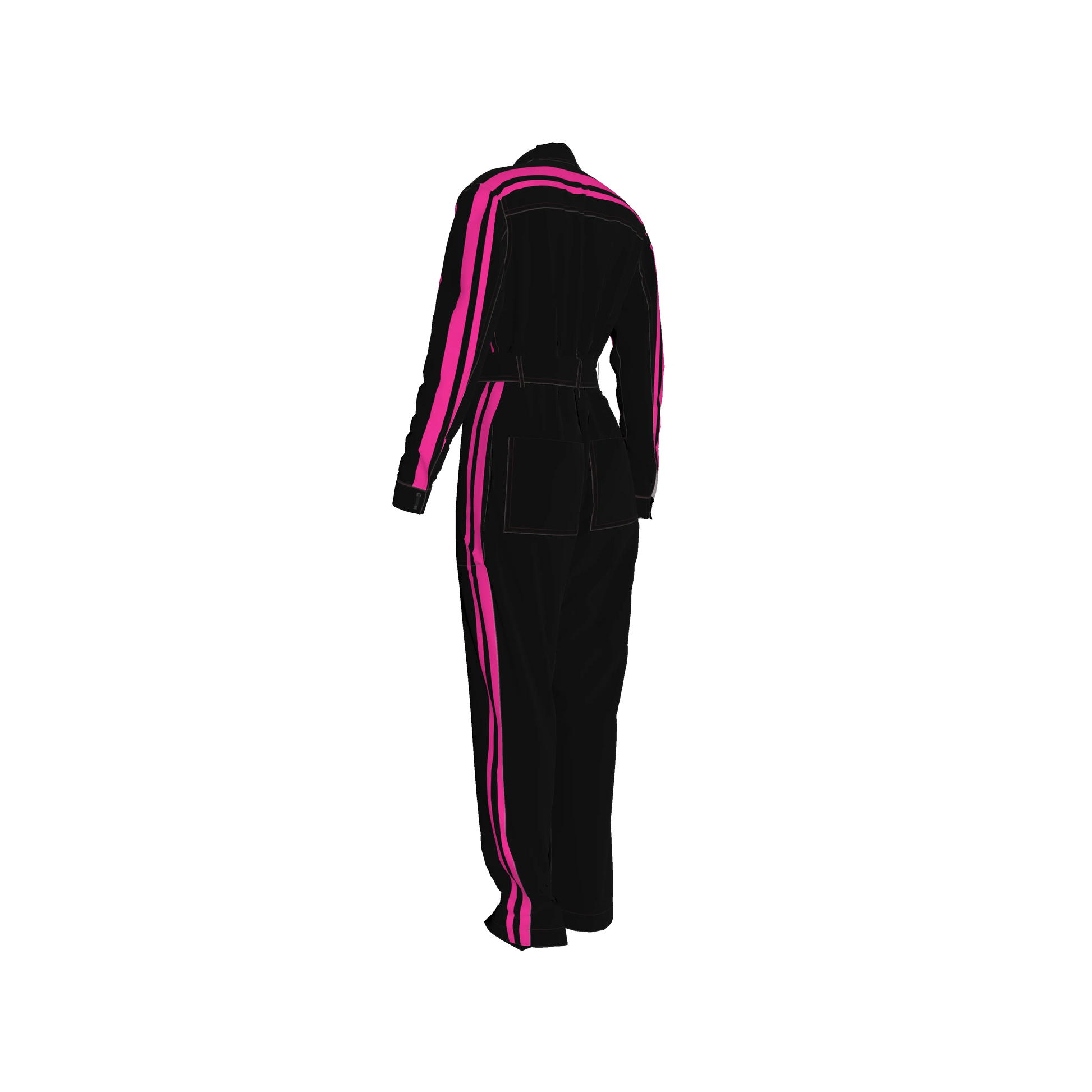 Pink🩷 MotoStripe™ Jumpsuit