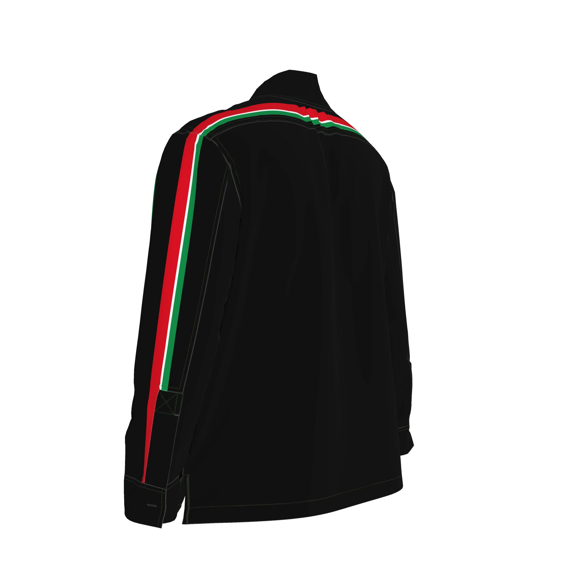 Italy MotoStripe™ Denim Shirt Jacket 🇮🇹⚫✨